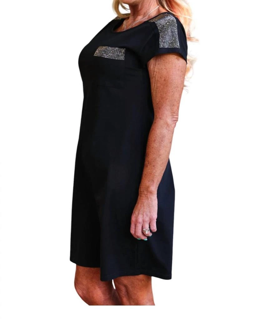 Nu-Look Nu-Look - Sequin Chic Knit T-Shirt Dress 3