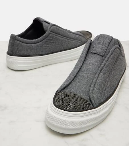 Brunello Cucinelli Low-top slip-on sneakers 5