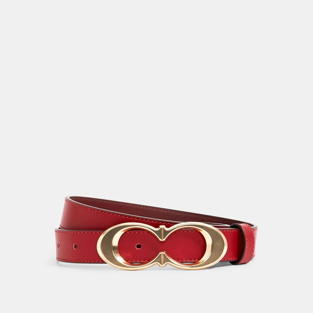 Coach Outlet Signature Buckle Belt, 25 Mm 2