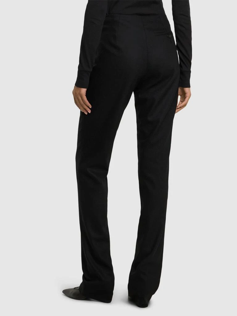 THE FRANKIE SHOP Morrison Stretch Wool Straight Pants 2