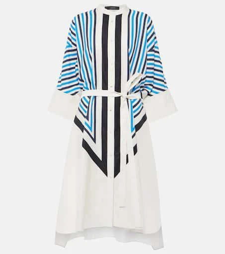 Joseph Dania printed silk and cotton shirt dress 1