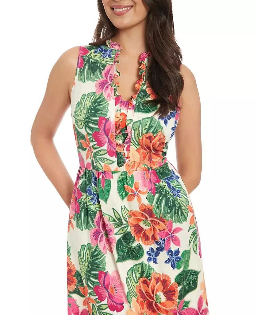 London Times Petite Printed Sleeveless Maxi Dress 3