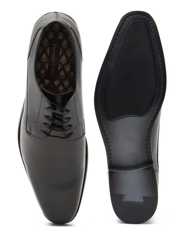 Thomas Crick THOMAS CRICK FALCON derby formal leather lace-up shoes in black 2