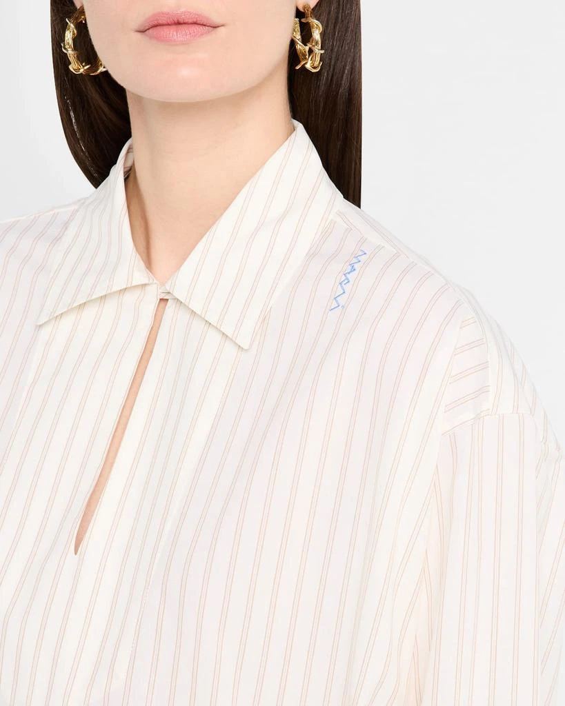 Marni Striped Collared Top 5