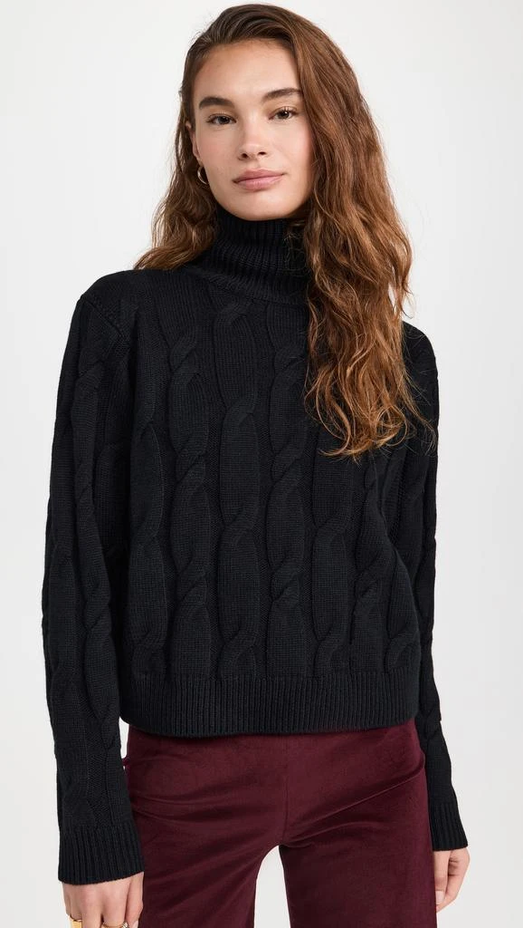FRAME Cable Knit Turtleneck 6