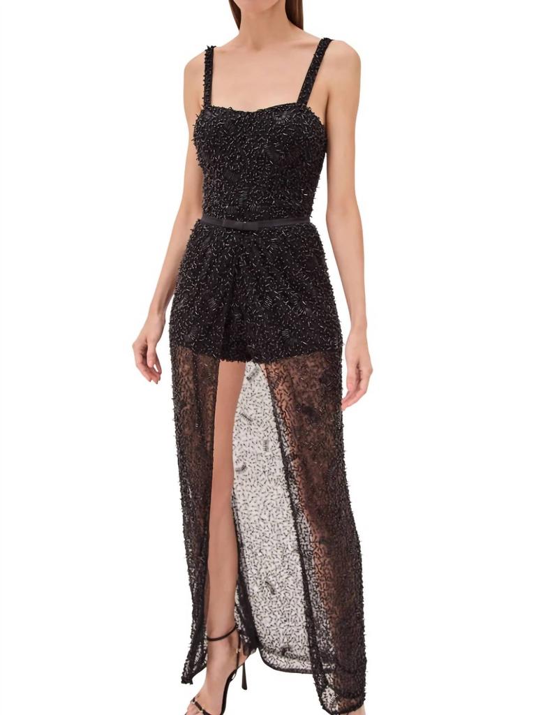 Alexis Escola Romper In Black