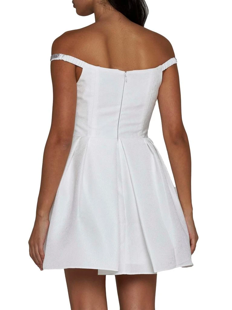 Self Portrait Self-Portrait Bow Detailed Off-Shoulder Mini Dress 3