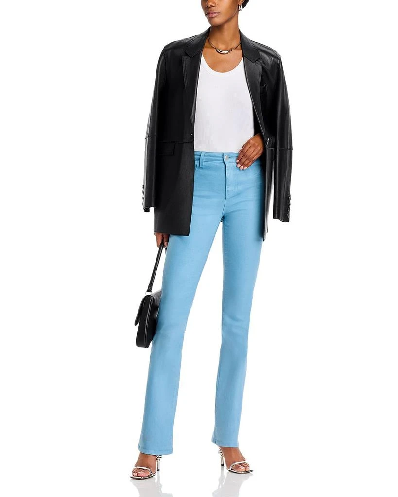 L'Agence Selma High Rise Sleek Baby Bootcut Jeans in Blue Mist 2