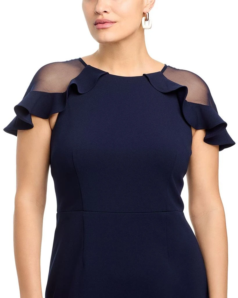 Eliza J Ruffle Sleeve Cocktail Dress 4
