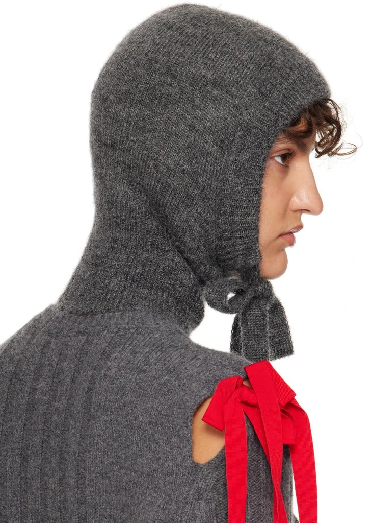 Molly Goddard Gray Wanda Balaclava 3