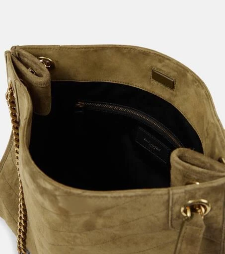 Yves Saint Laurent Niki Medium suede shoulder bag 3