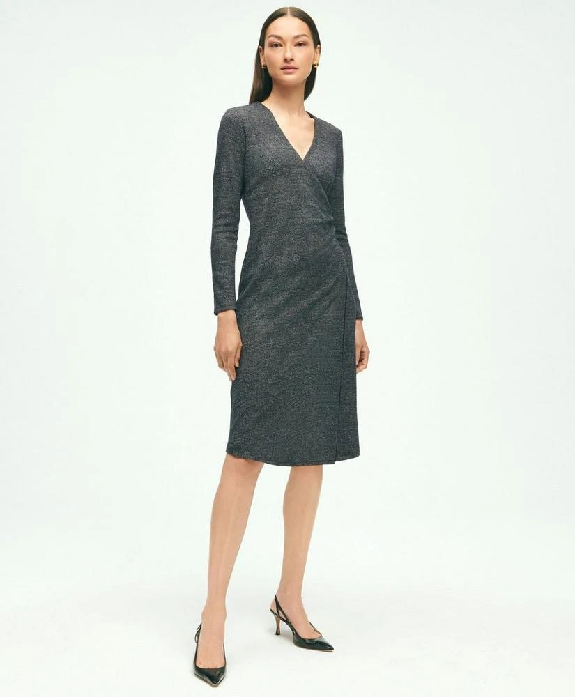 Brooks Brothers Cotton Wool Blend Glenn Plaid Dress 1