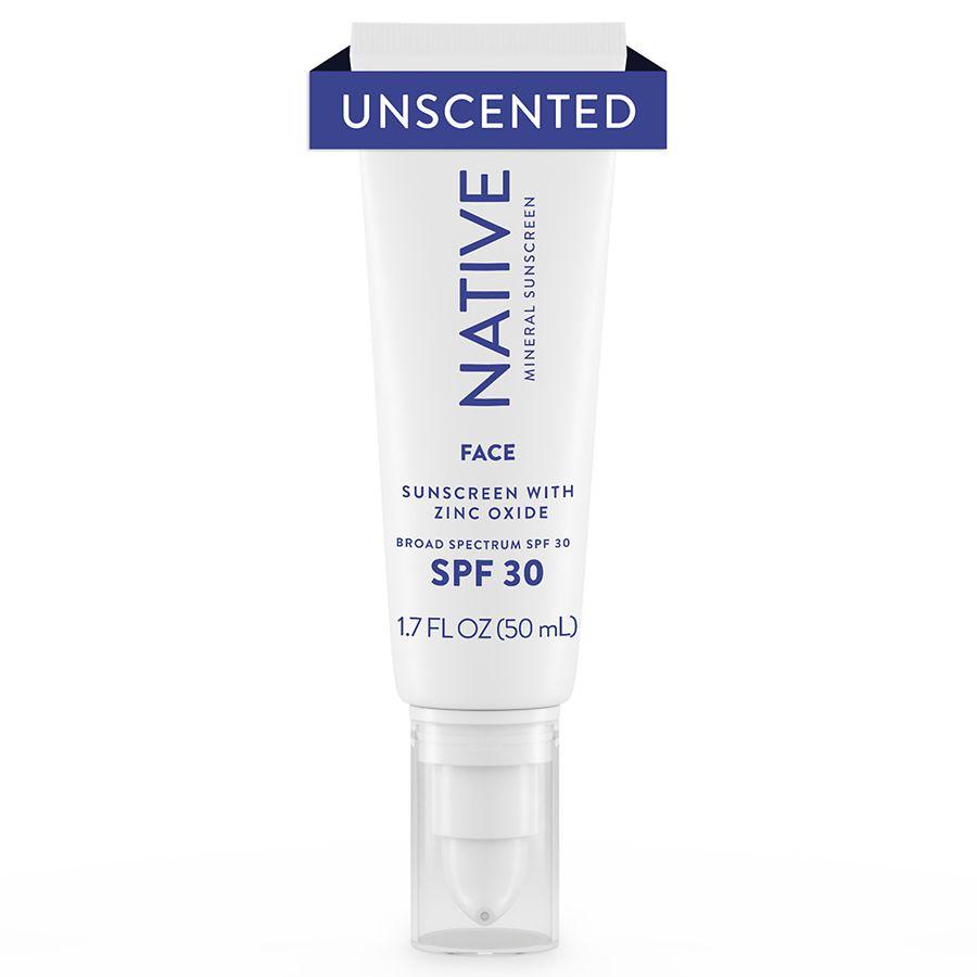 Native Mineral Face Lotion SPF 30 Unscented