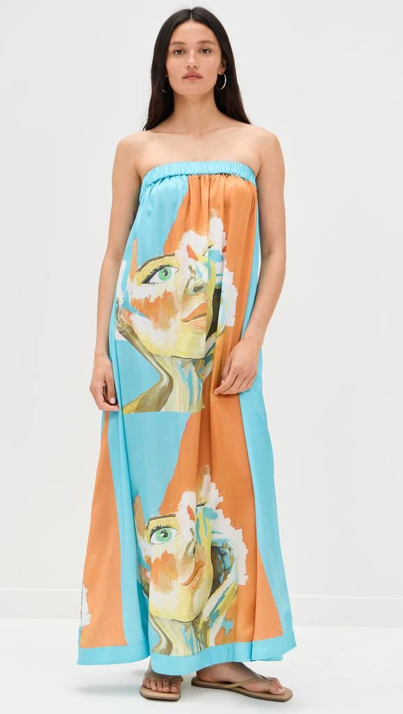 Dur Doux Kesi Strapless Maxi Dress 6