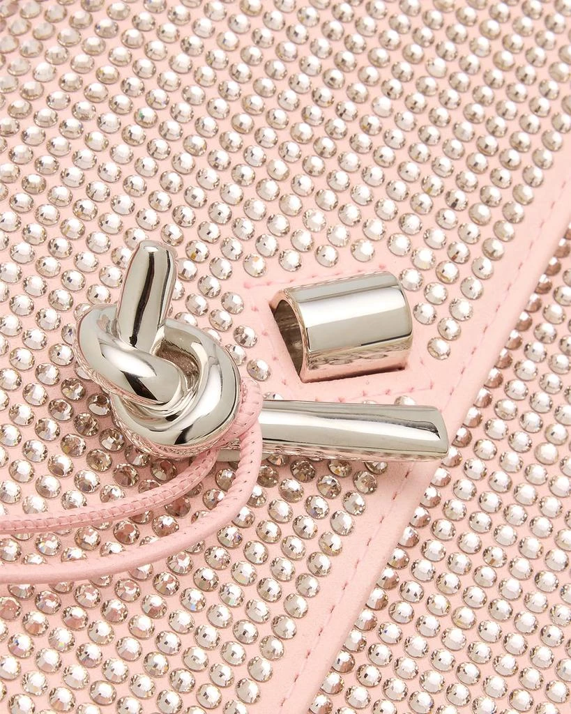 Bottega Veneta Andiamo Crystal Leather Clutch Bag 5