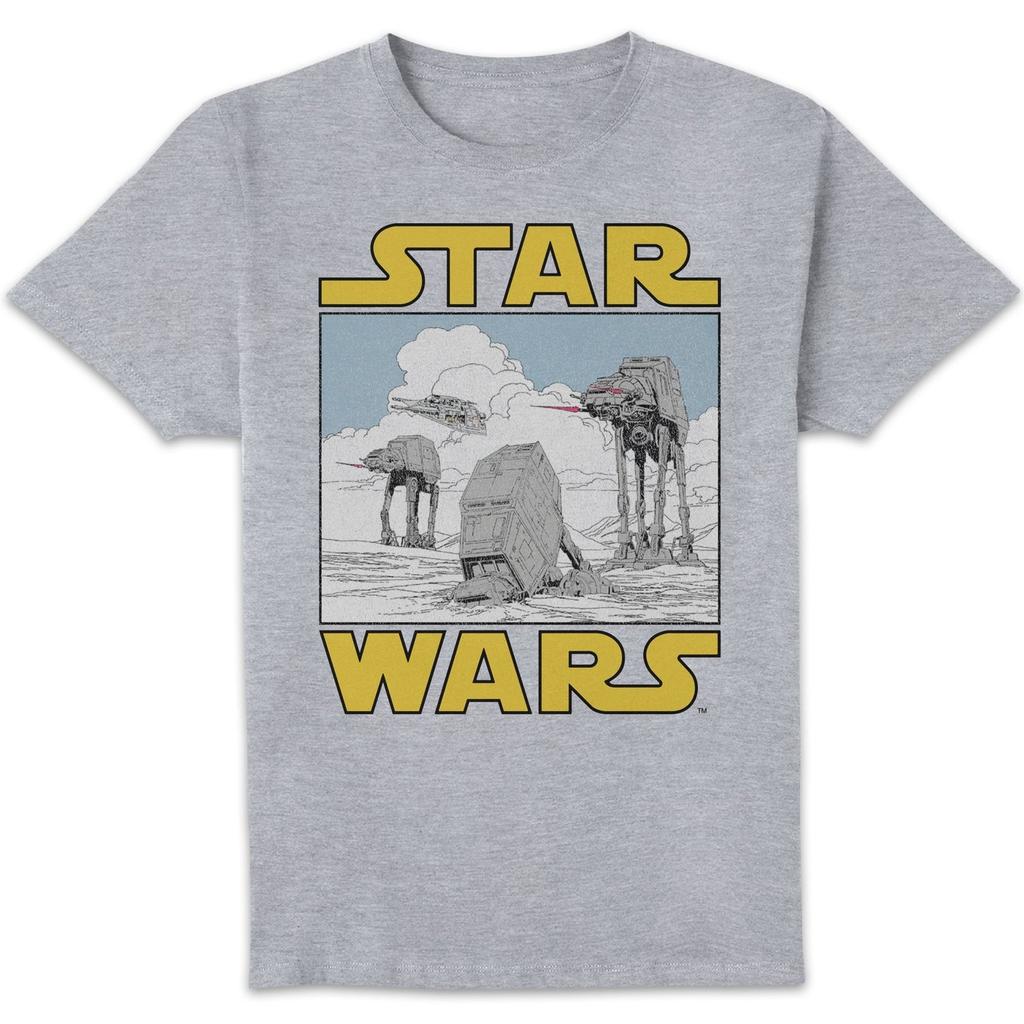 Star Wars Star Wars AT-ATSnow Unisex T-Shirt - Grey