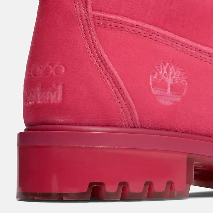 Timberland Jimmy Choo x Timberland® Puffer-collar Boot for Women in Pink 8