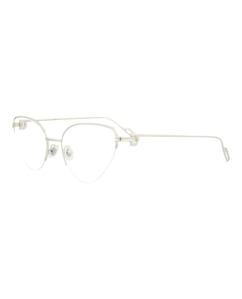 Cartier Cat Eye-Frame Metal Optical Frames 2