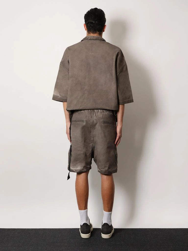 DRKSHDW Bauhaus denim bermuda shorts with maxi pockets 3