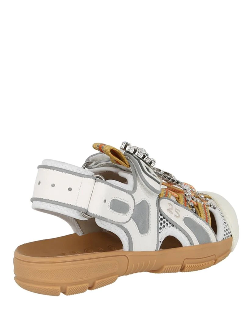 Gucci Mesh Fabric Tinsel Sport Sandals 3