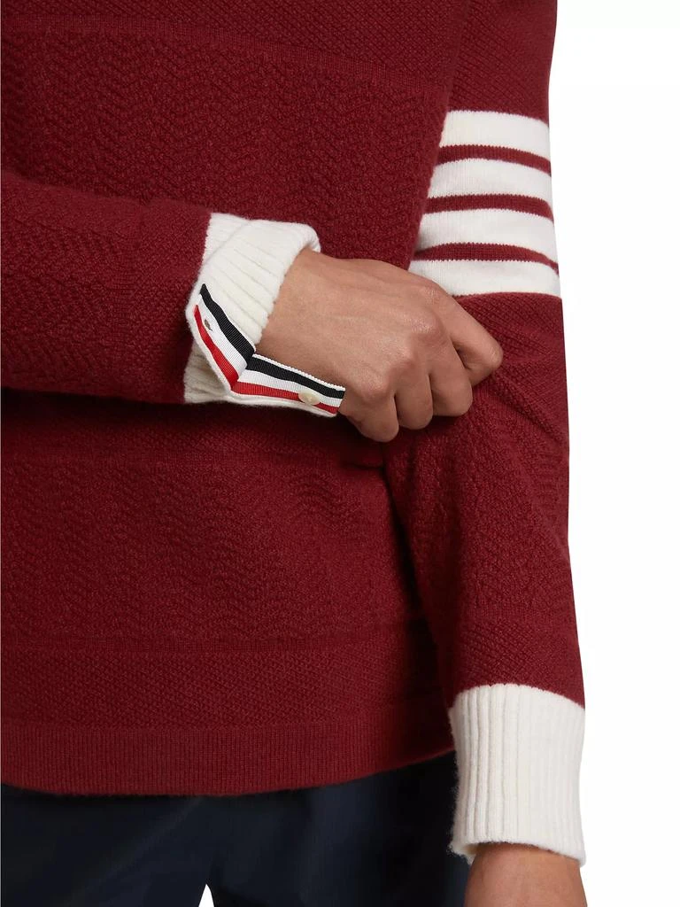 Thom Browne 4-Bar Wool Crewneck Sweater 6