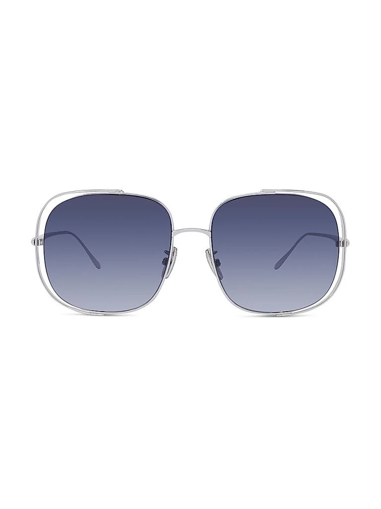 Loewe Signature 57MM Rectangular Sunglasses 2