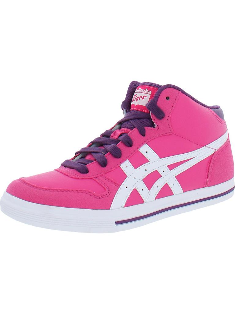 Onitsuka Tiger Aaron MT GS Girls Faux Leather High-Top Casual and Fashion Sneakers