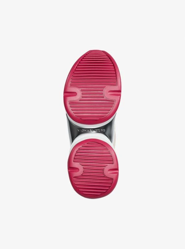 Michael Kors Olympia Mixed-Media Trainer 6