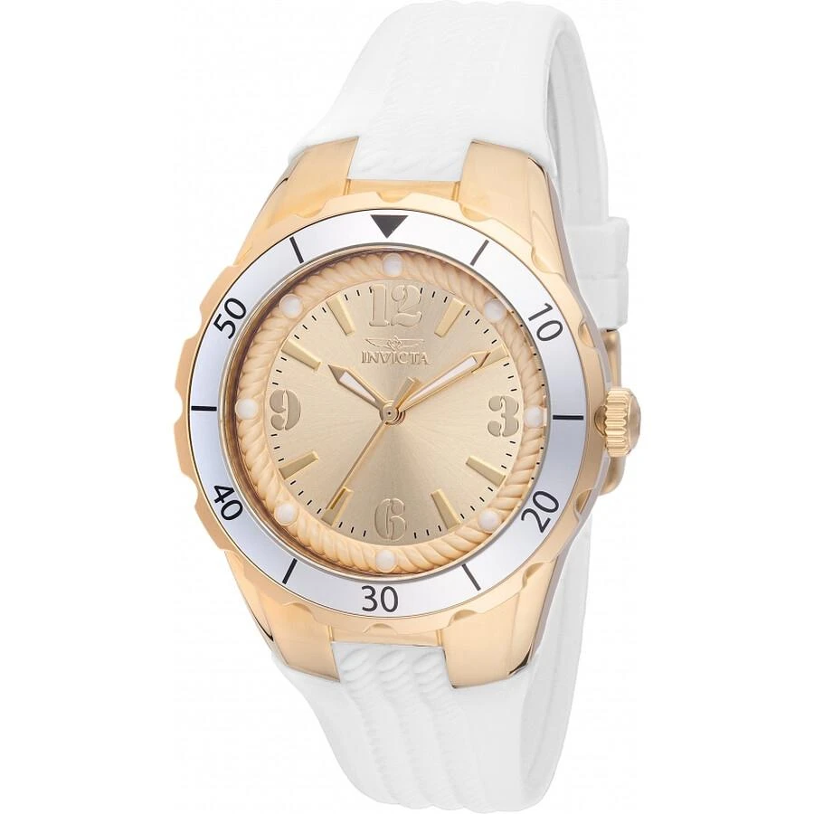 Invicta Angel Quartz Gold Dial Ladies Watch 48851 1
