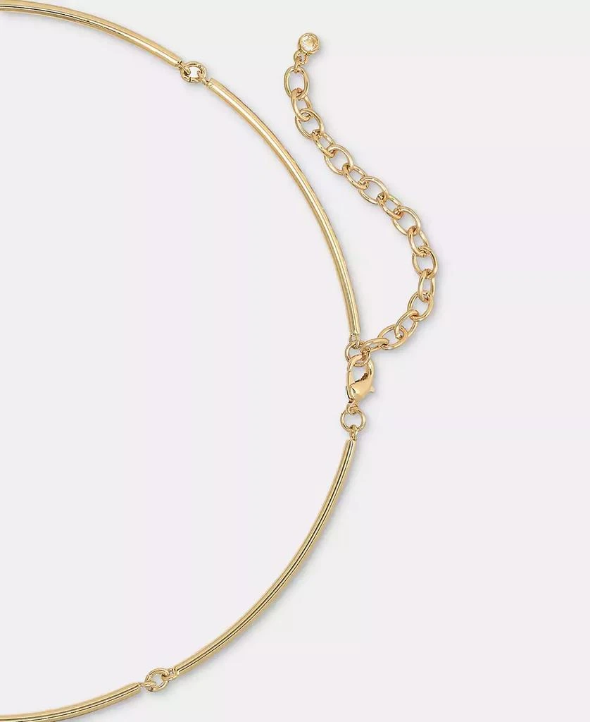 On 34th Crystal Structured Gold Tone Pendant Necklace, Macy
s Exclusive 2