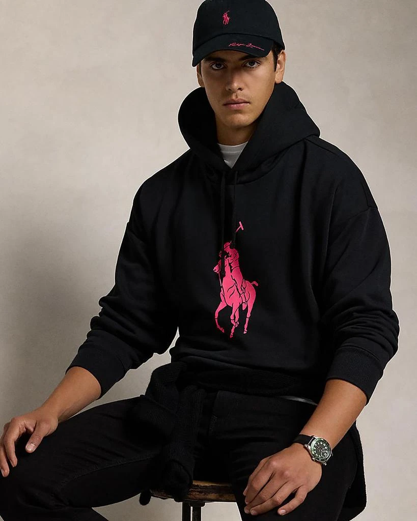 Ralph Lauren Cotton Blend Big Pink Pony Hoodie 6