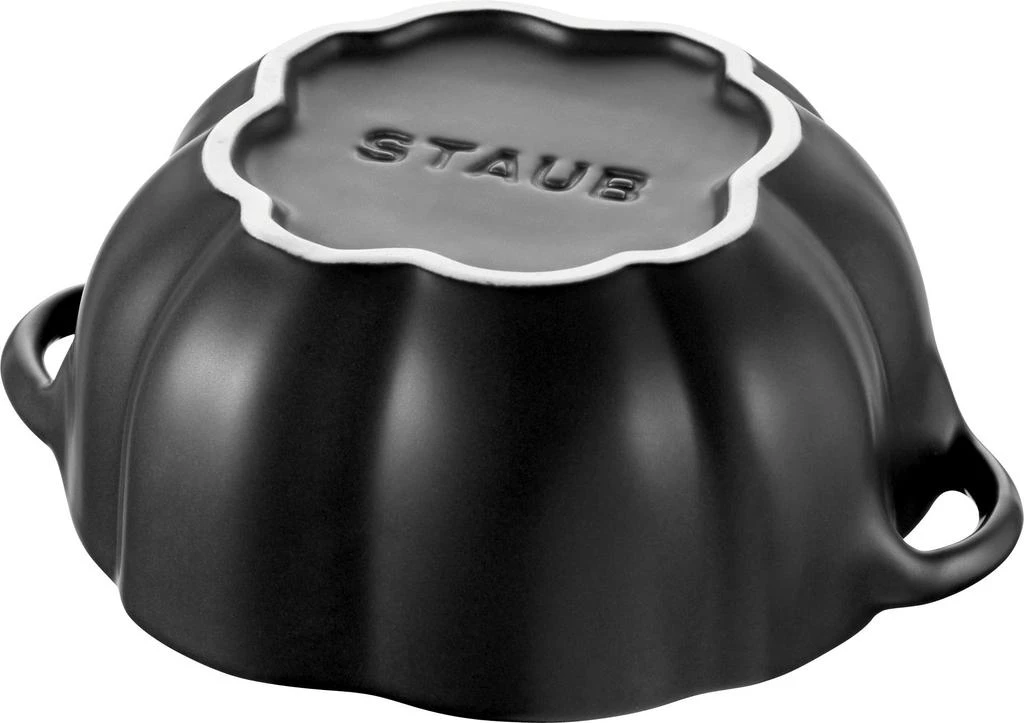 Staub Ceramic 16-oz Petite Pumpkin Cocotte 3