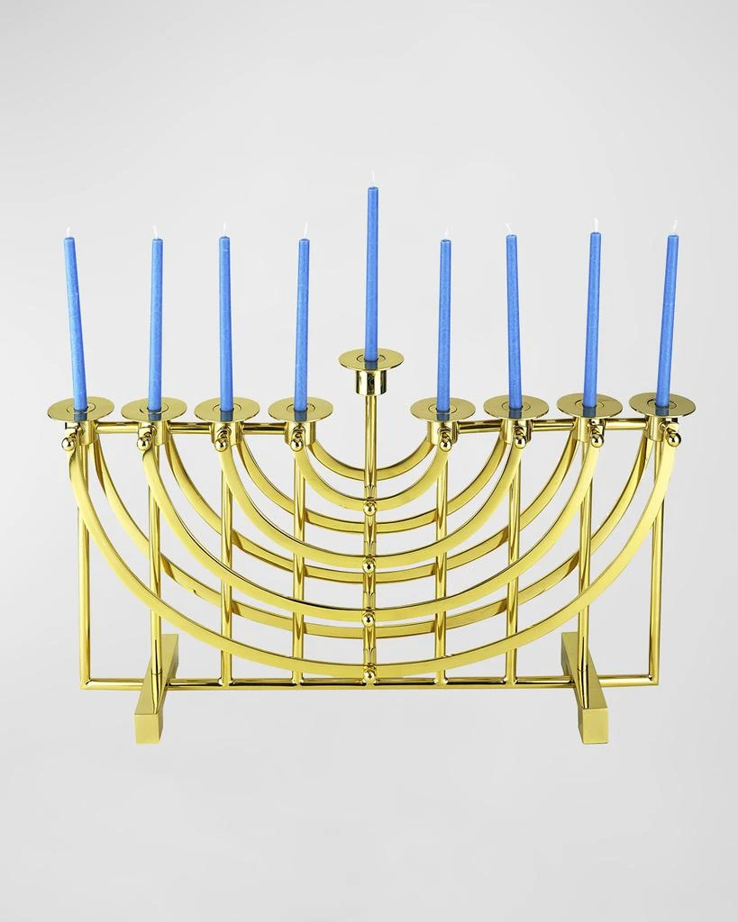 Ricci Silversmith Nickel Hanukkah Menorah 2