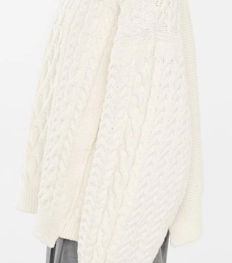 Stella McCartney Aran-knit cotton-blend sweater 5