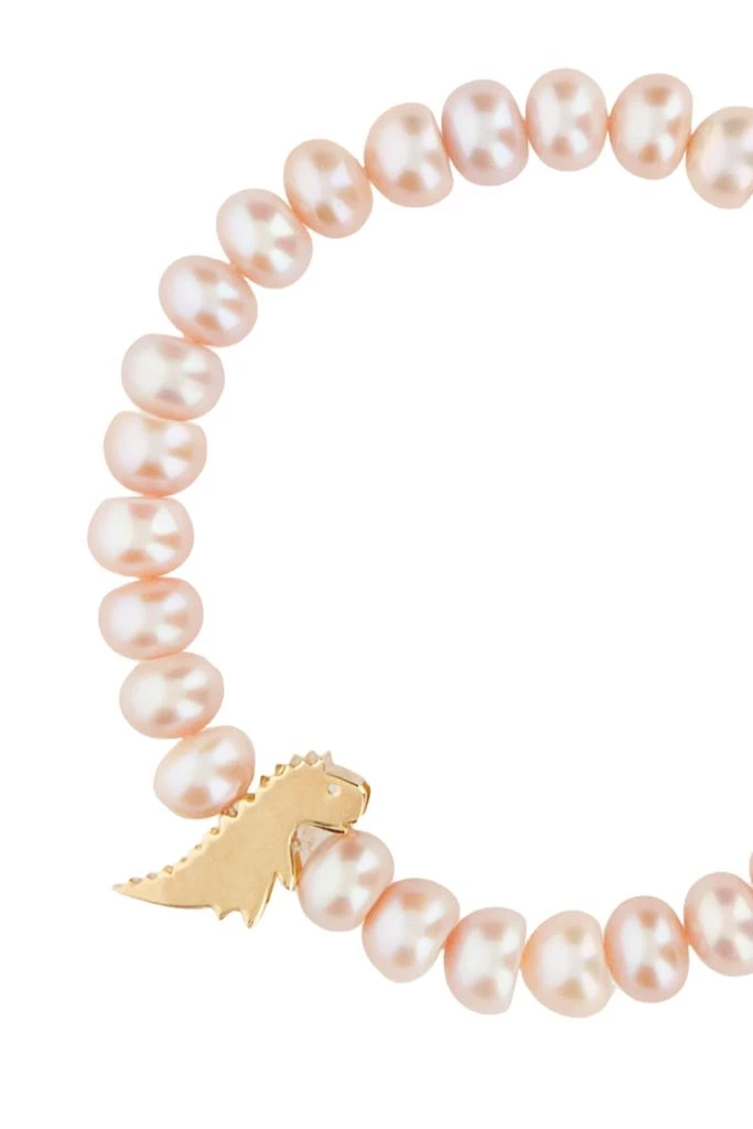 Aliita Dino Bold Pink Pearl Bracelet 2