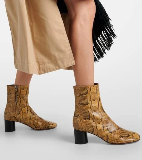 Isabel Marant Laeden leather ankle boots 4