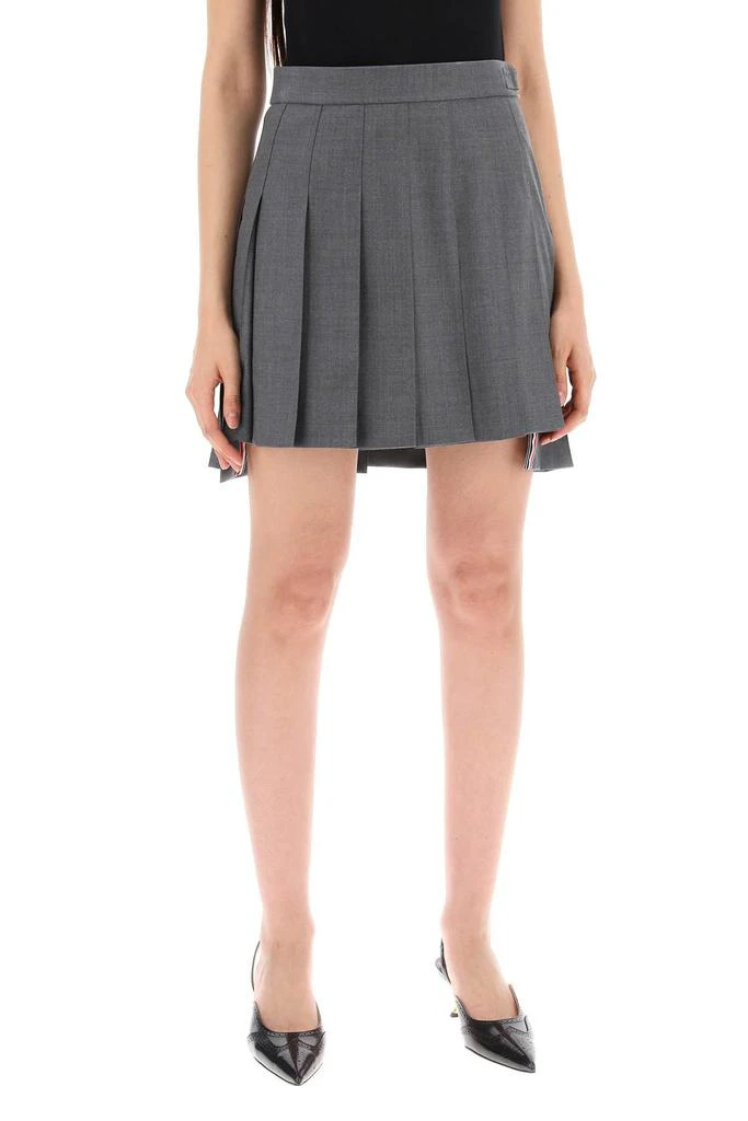 Thom Browne wool pleated mini skirt 2