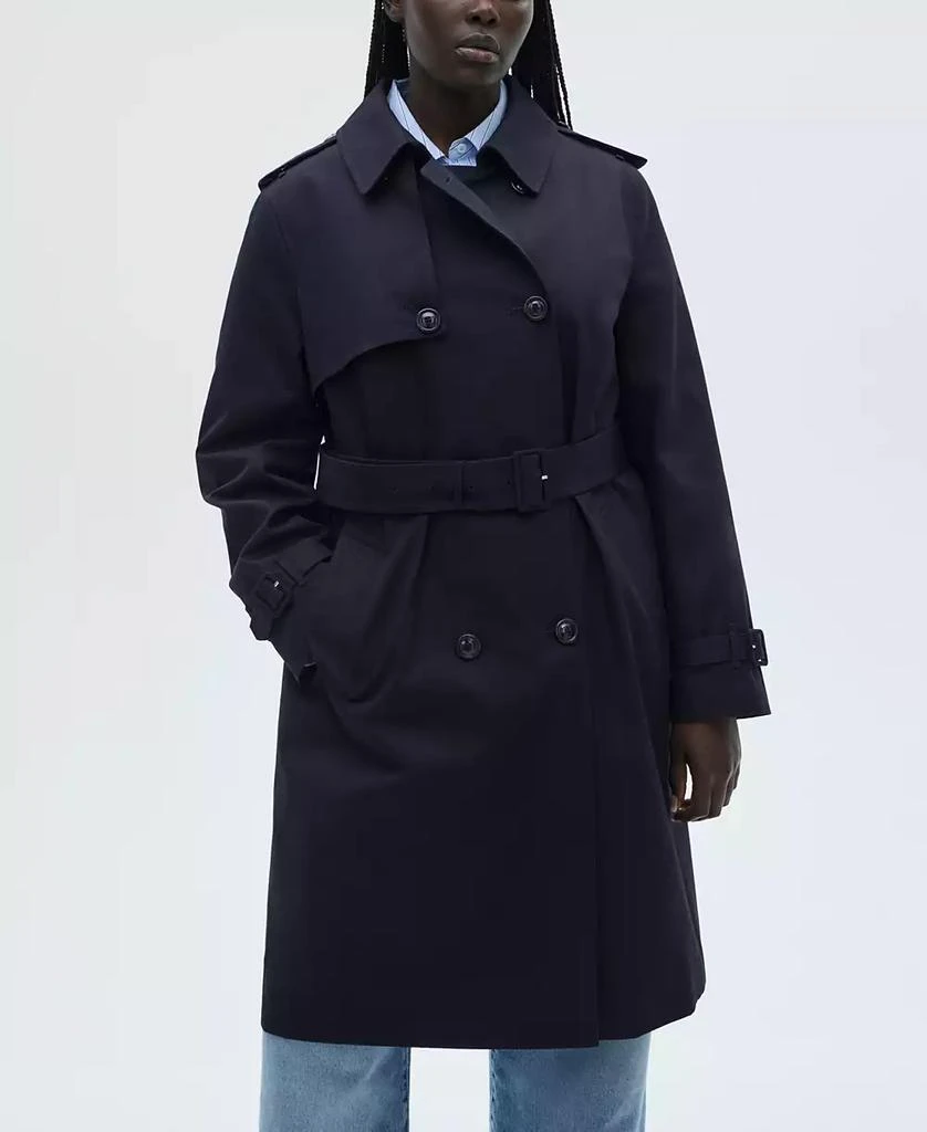 Mango Women's Belted Classic Trench Coat 6