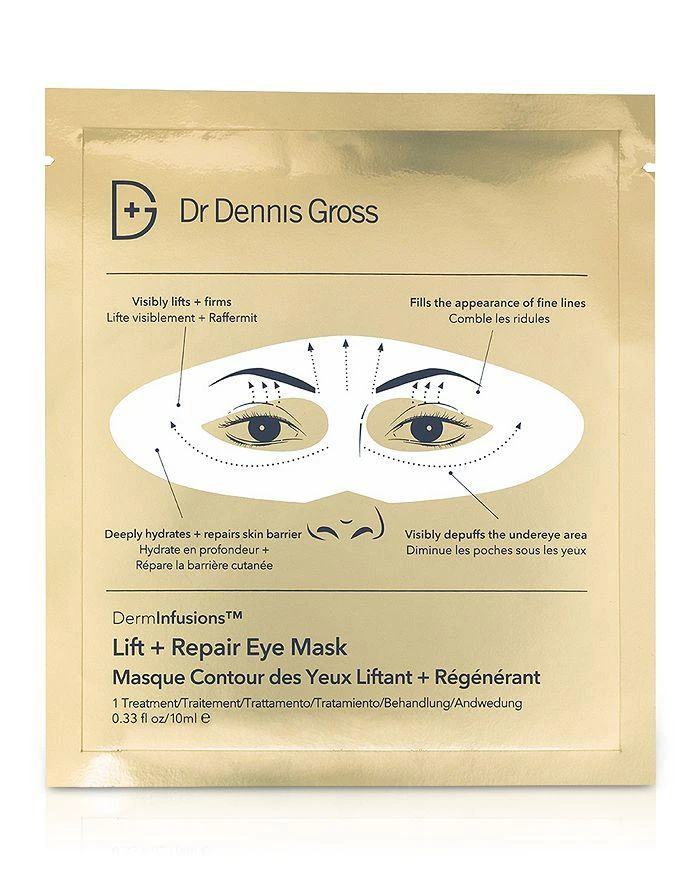 Dr. Dennis Gross DermInfusions™ Lift + Repair Eye Masks, Single 1