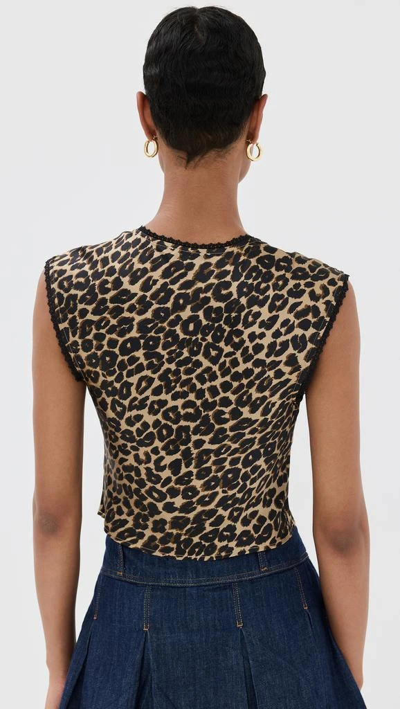 Reformation Cherry Silk Top 2
