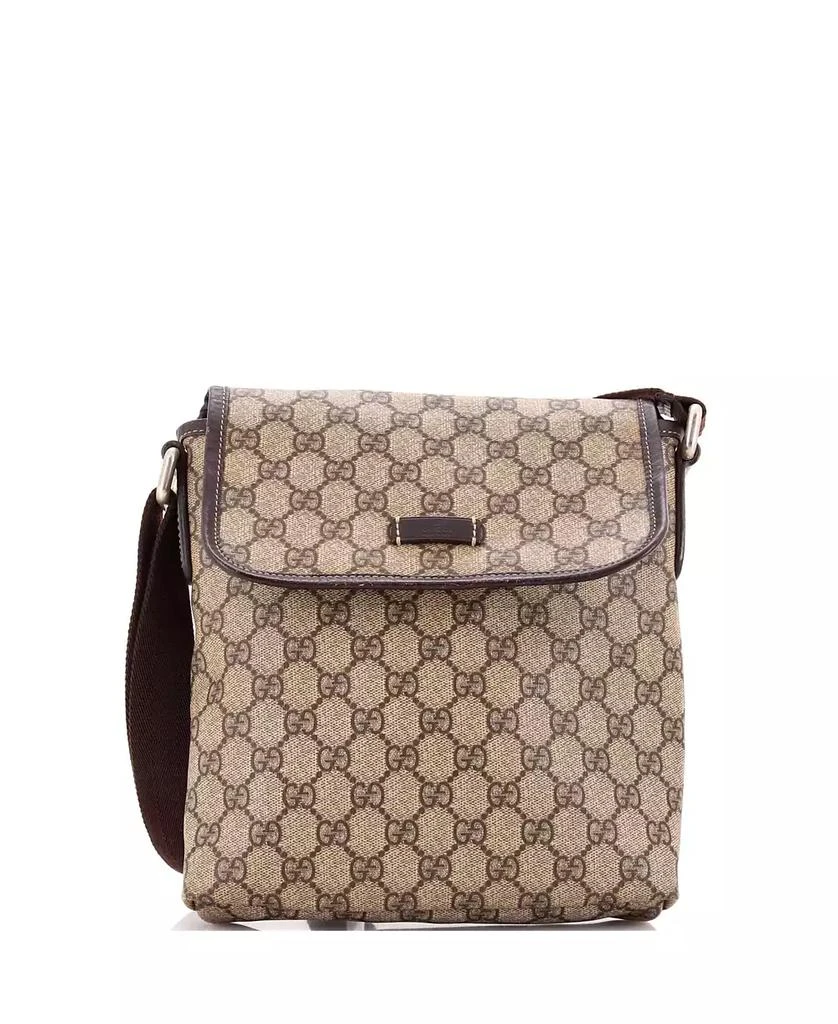 Pre-Owned Gucci Small Flap Messenger GG Coated Canvas