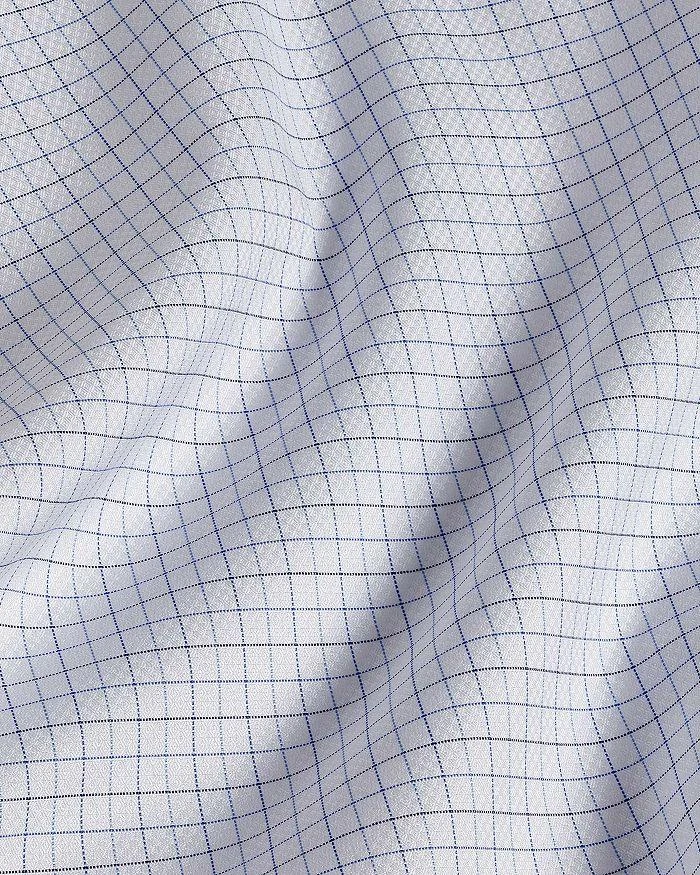 David Donahue Trim Fit Dobby Tattersall Check Dress Shirt 3