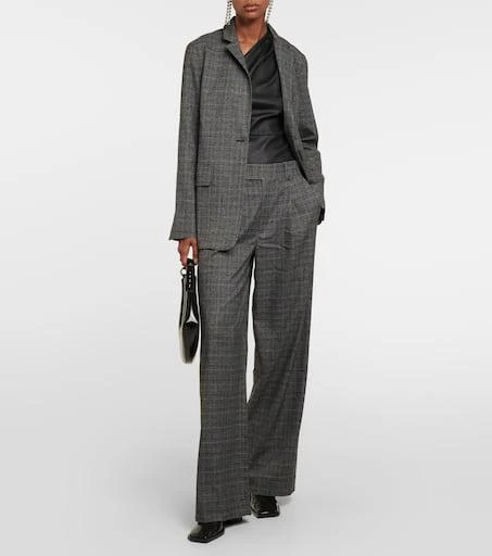 Proenza Schouler White Label checked wide-leg pants 2