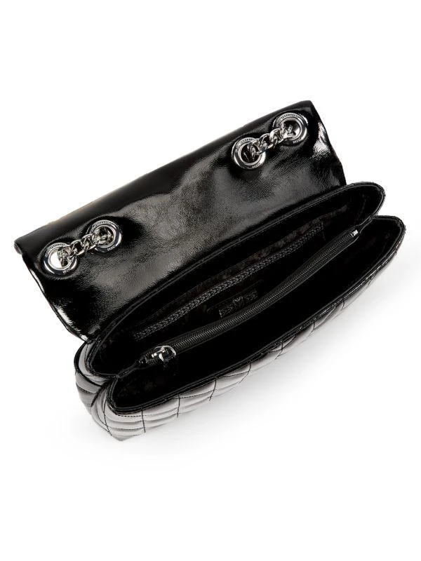 Karl Lagerfeld Paris Lafayette Quilted Patent Leather Shoulder Bag 3
