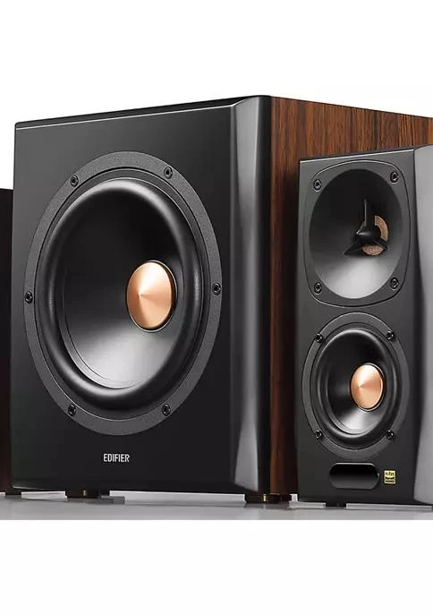 Edifier S360db 80 Watt Rms 2.1 Channel Amplified Bluetooth Bookshelf Speaker System With 75 Watt Wireless Subwoofer 3
