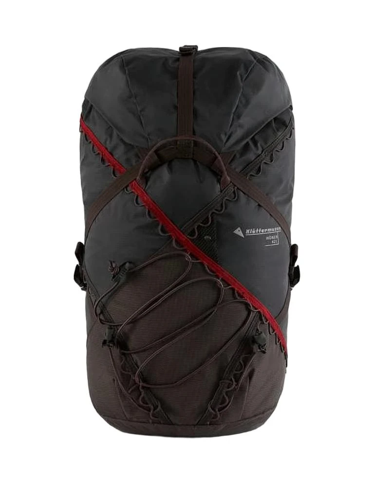 Klattermusen Structured Black Klattermusen Backpack With Adjustable Straps