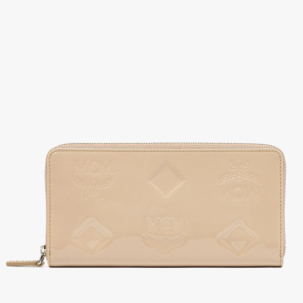 MCM Aren Large Zipped Leather Wallet 1