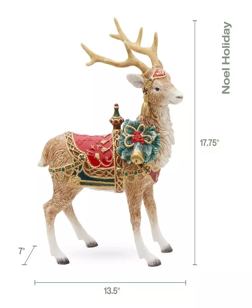 Fitz and Floyd Noel Holiday Grand Deer Figurine, 17.75-in 5