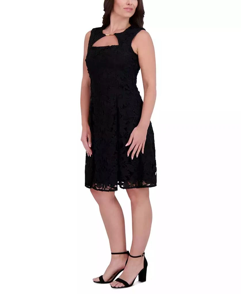 Kensie Women's Guipure Lace Cutout Dress 2