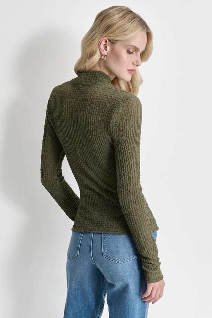 DKNY PEBBLE LACE TURTLENECK 4